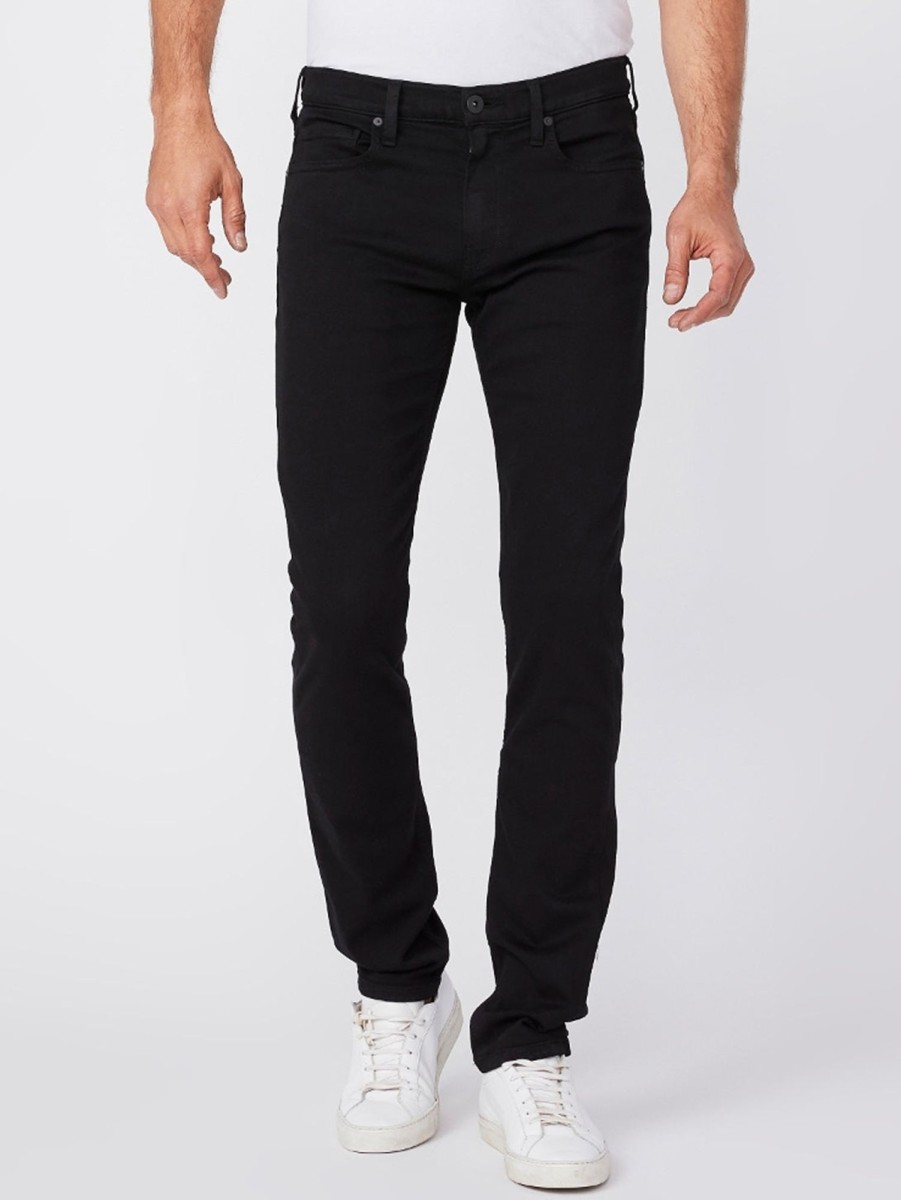 Men Paige Jeans | Lennox Slim Jean Black Shadow