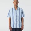 Men UNFEIGNED Shirts & Polos | Short Sleeve Shirt Sky