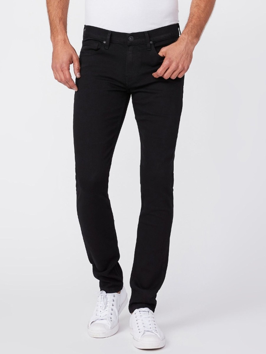 Men Paige Jeans | Croft Skinny Jean Black Shadow