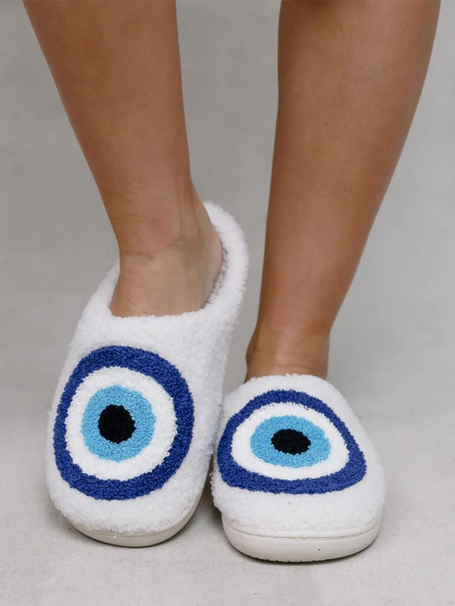 Women LIM LIM Shoes | Evil Eye Slippers Blue