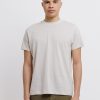 Men Patrick Assaraf T-Shirts | Short Sleeve High Crew Tee Wheat