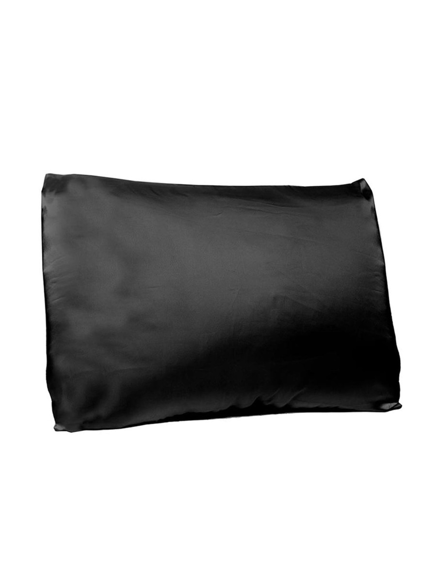 Lifestyle BELLA Home | Dual-Sided Silk And Bamboo Pillowcase Black