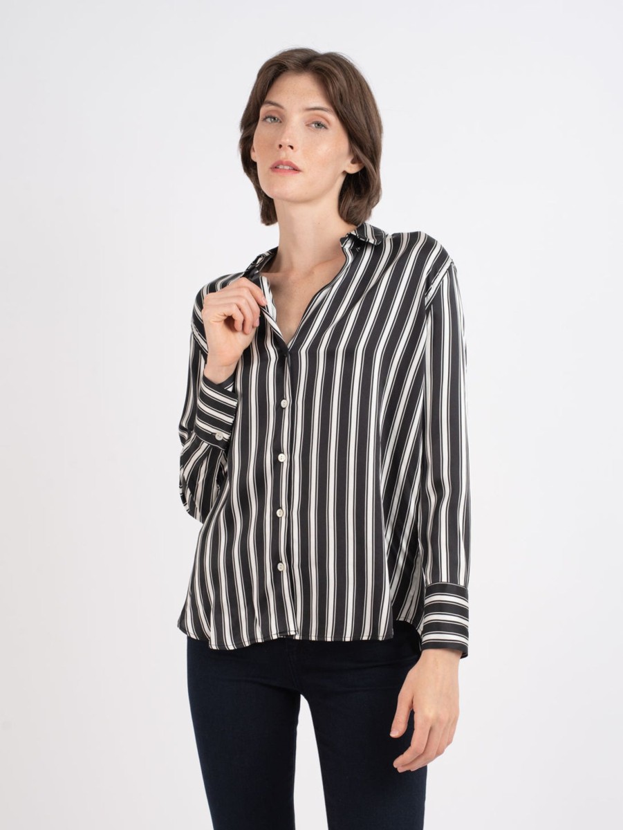 Women Rails Shirts | Ledger Striped Shirt Melrose