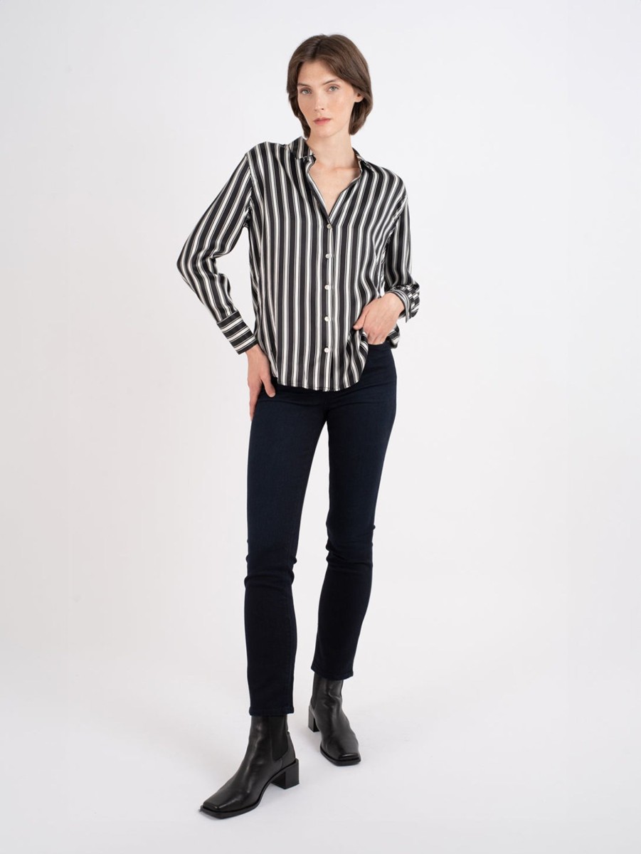 Women Rails Shirts | Ledger Striped Shirt Melrose