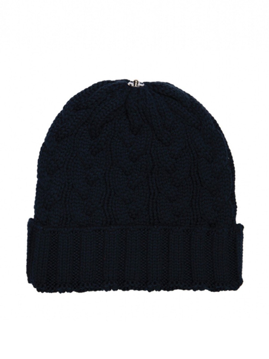 Women Lindo F Hats & Hair Accessories | Charlie Cable Toque - Blue Tones