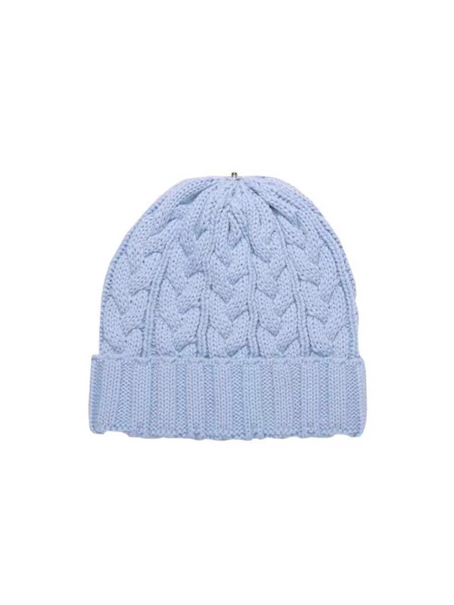 Women Lindo F Hats & Hair Accessories | Charlie Cable Toque - Blue Tones