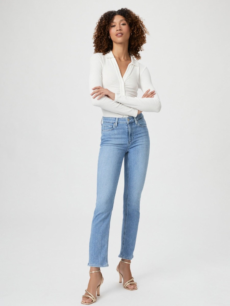 Women Paige Jeans | Cindy High Straight Jean Canvases