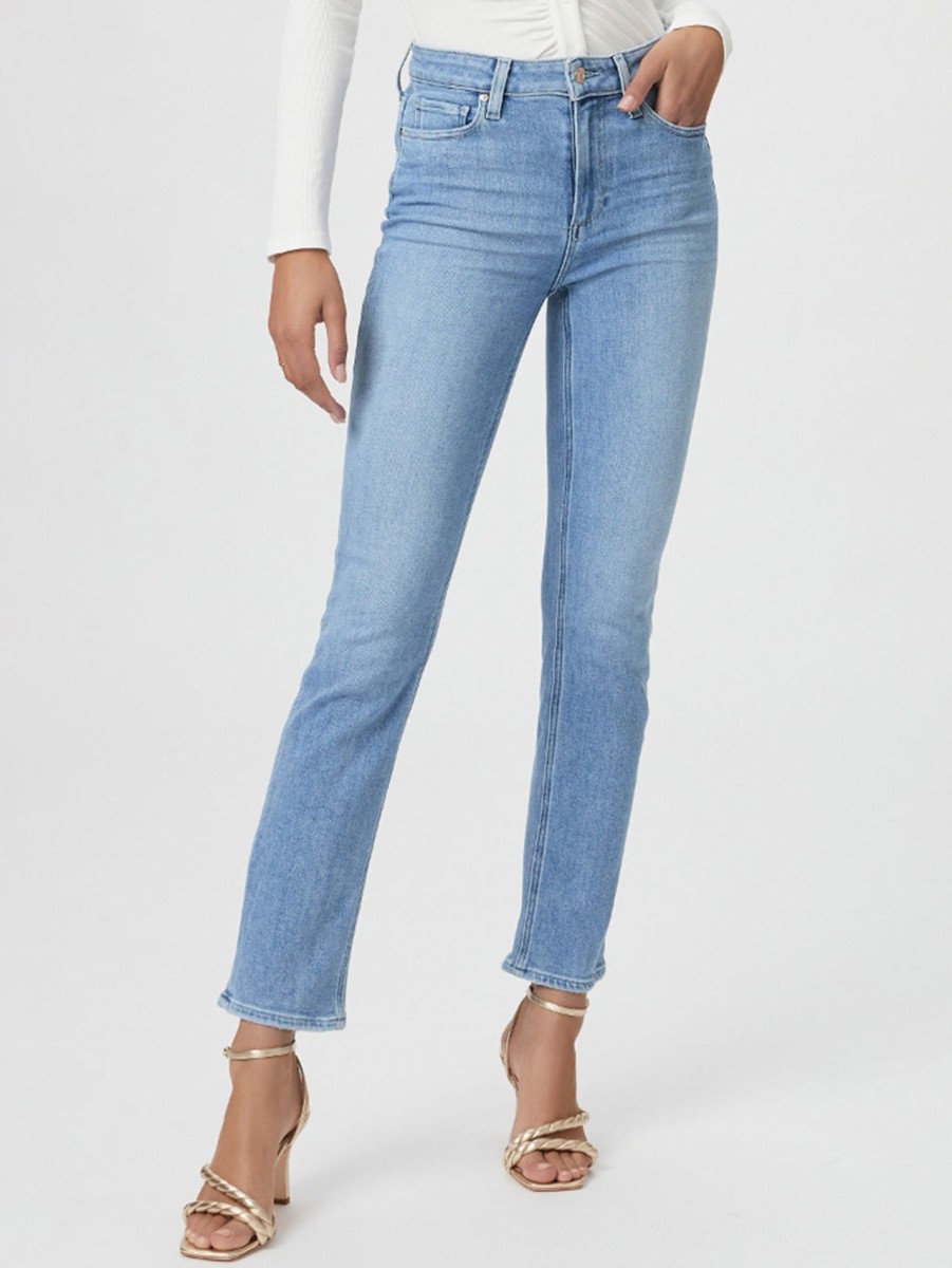 Women Paige Jeans | Cindy High Straight Jean Canvases