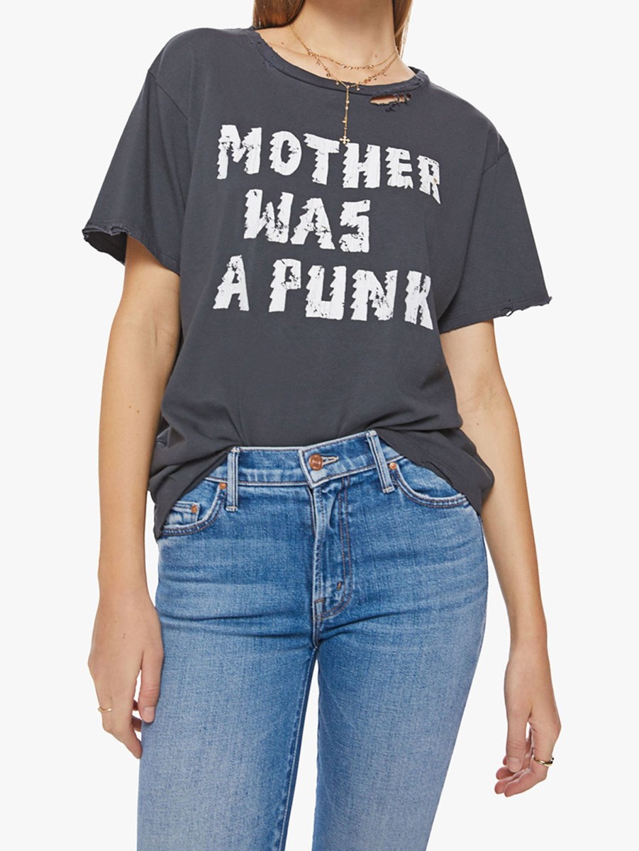 Women Mother T-Shirts | The Rowdy Tee - Mother Was A Punk Mwp