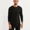 Men Patrick Assaraf Tops | Iconic Pima Long Sleeve Crew T-Shirt