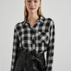 Women Rails Shirts | Hunter Plaid Shirt - Midnight Snow Midnight-Snow