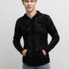 Men AUTUMN CASHMERE Sweaters & Sweatshirts | Bandana Print Hoodie Grey Black