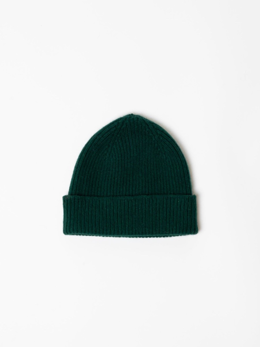 Men LE BONNET Hats | Classic Angora Beanie Moss