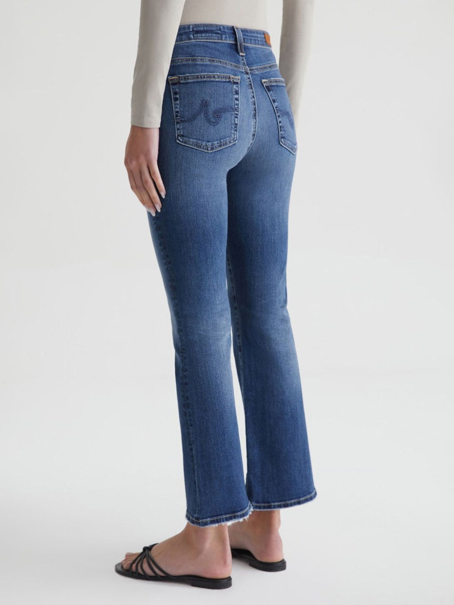 Women AG Jeans Jeans | Farrah High Rise Crop Bootcut Jean - 14 Years Collector 14Yr Colctr