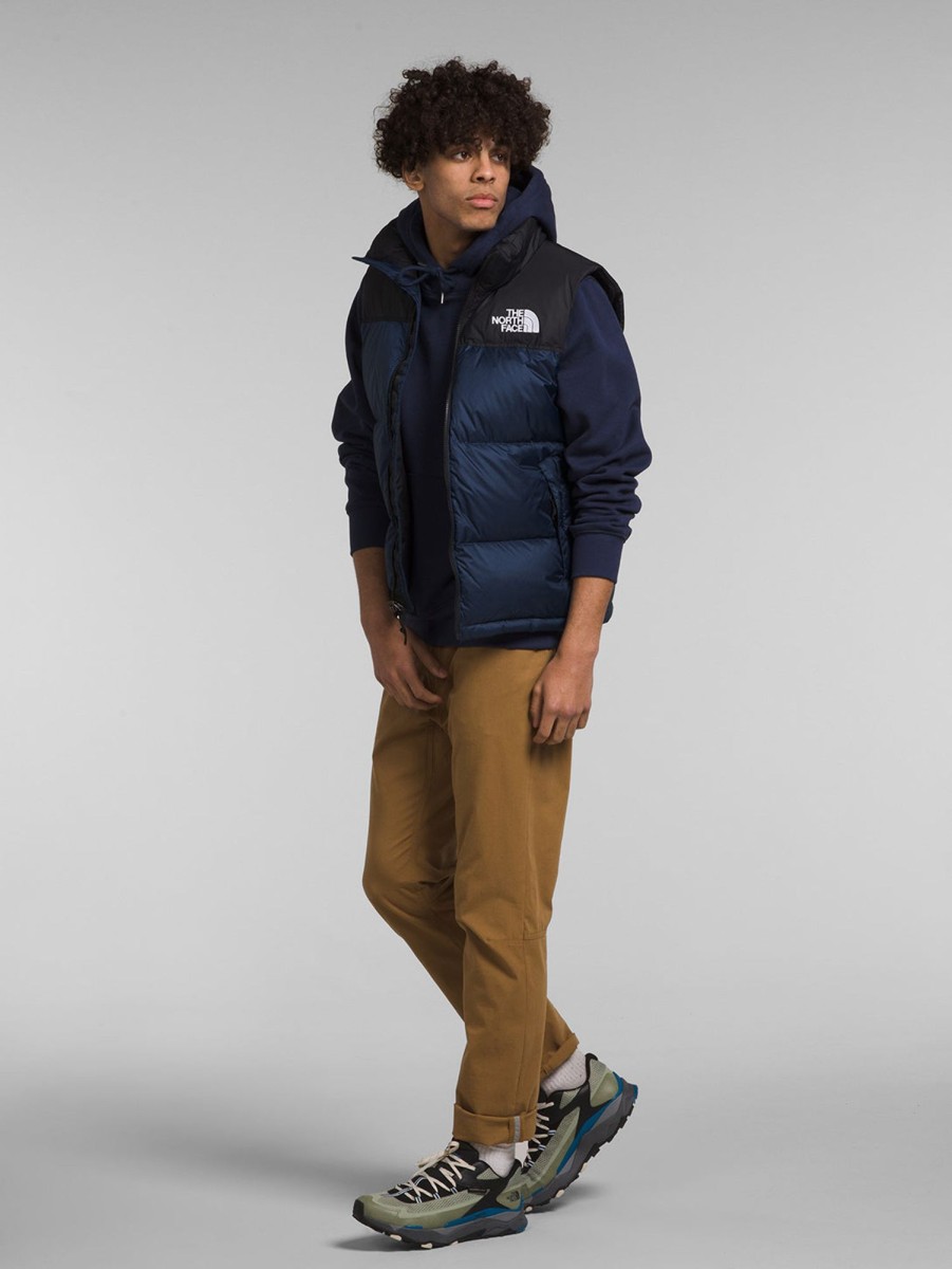 Men The North Face Outerwear & Jackets | 1996 Retro Nuptse Vest Summit Navy