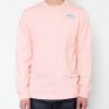 Men EDWIN JEANS Tops | Nippon Long Sleeve Top Pink