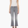 Women Mother Jeans | Insider Crop Step Fray Jean - Barley There