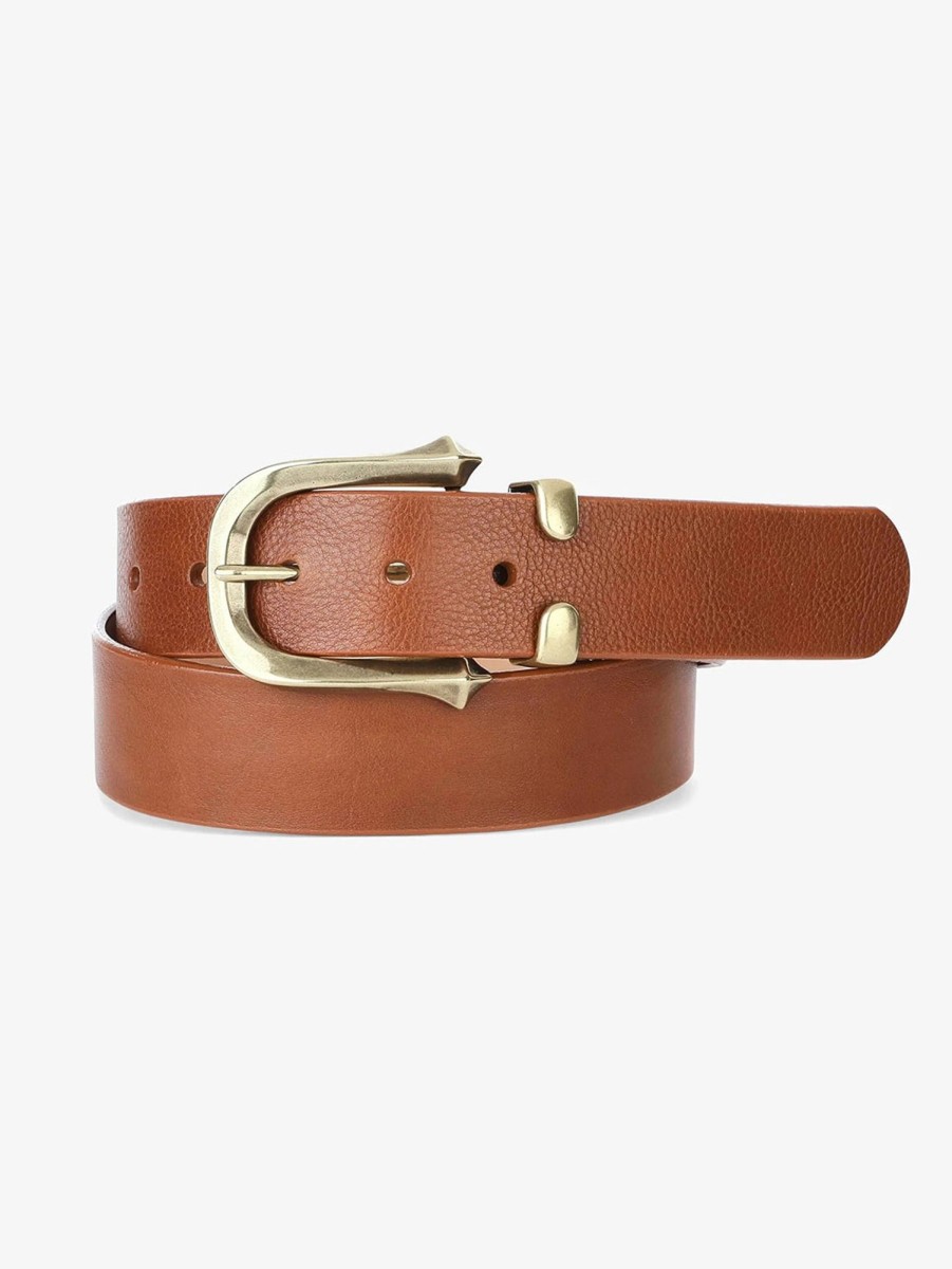 Women Brave Leather Belts | Eloise Vachetta Tan