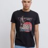 Men Retro Brand Black Label T-Shirts | Ziggy Stardust San Francisco Tee Vintage Black