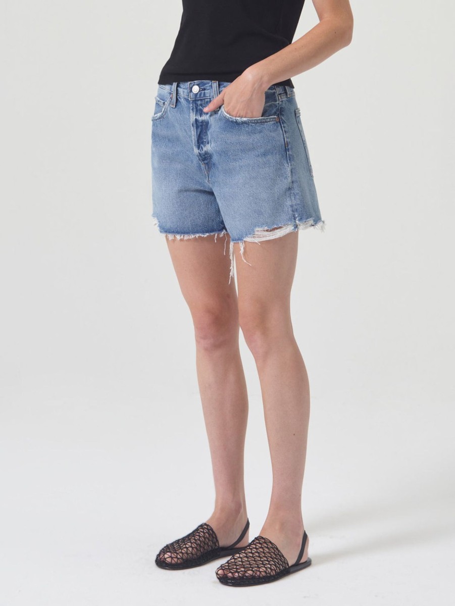 Women AGOLDE Shorts & Skirts | Parker Long Jean Short LowHot