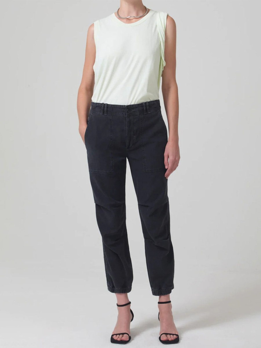 Women Citizens of Humanity Pants | Agni Utility Trouser Washed Black