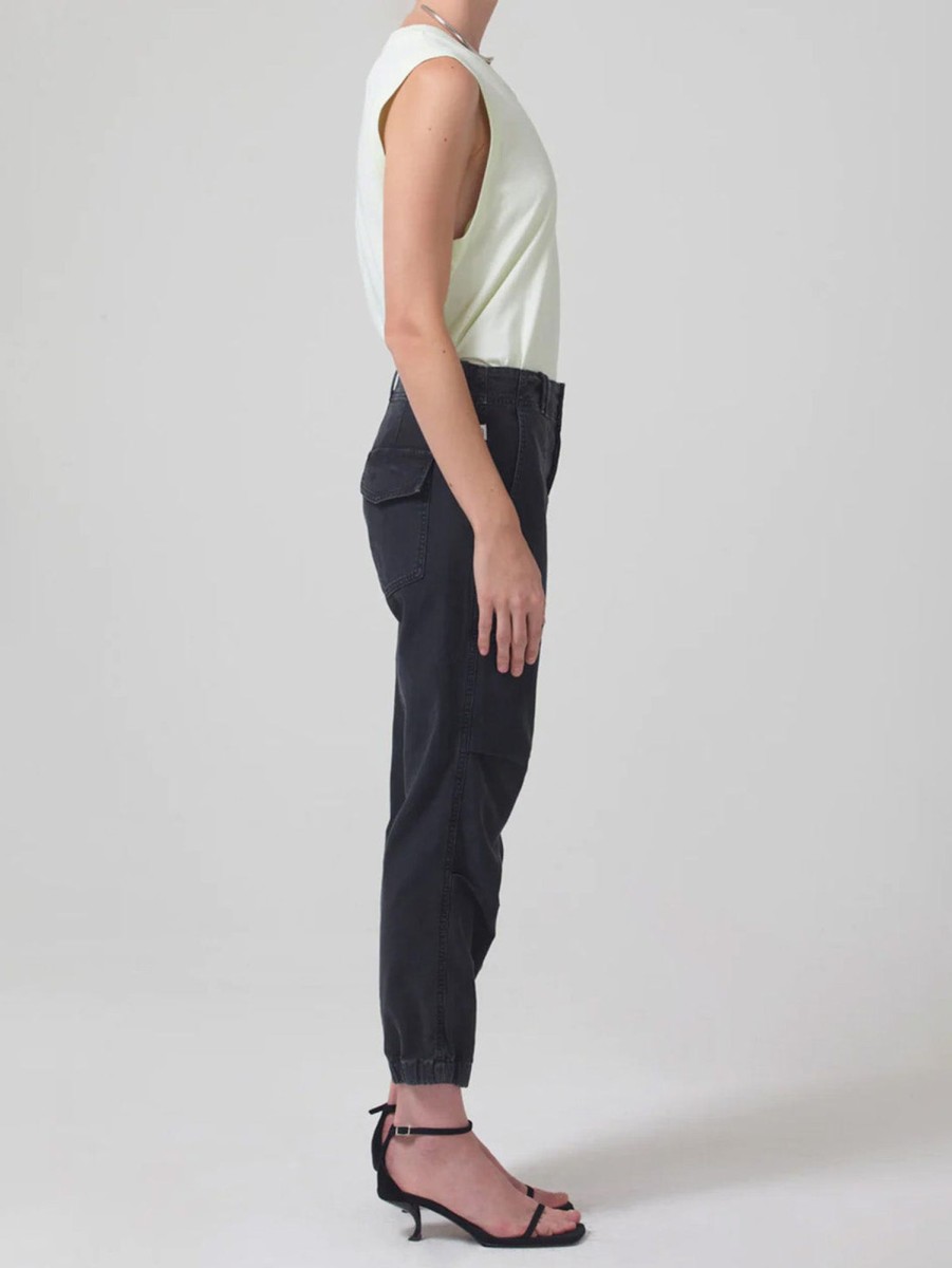 Women Citizens of Humanity Pants | Agni Utility Trouser Washed Black