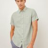 Men Rails Shirts & Polos | Fairfax Short Sleeve Shirt Sage