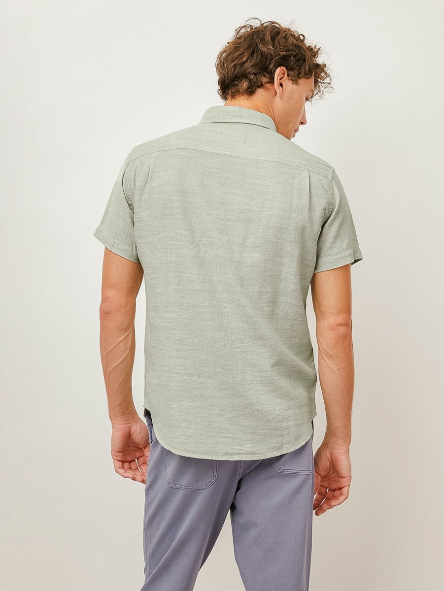 Men Rails Shirts & Polos | Fairfax Short Sleeve Shirt Sage