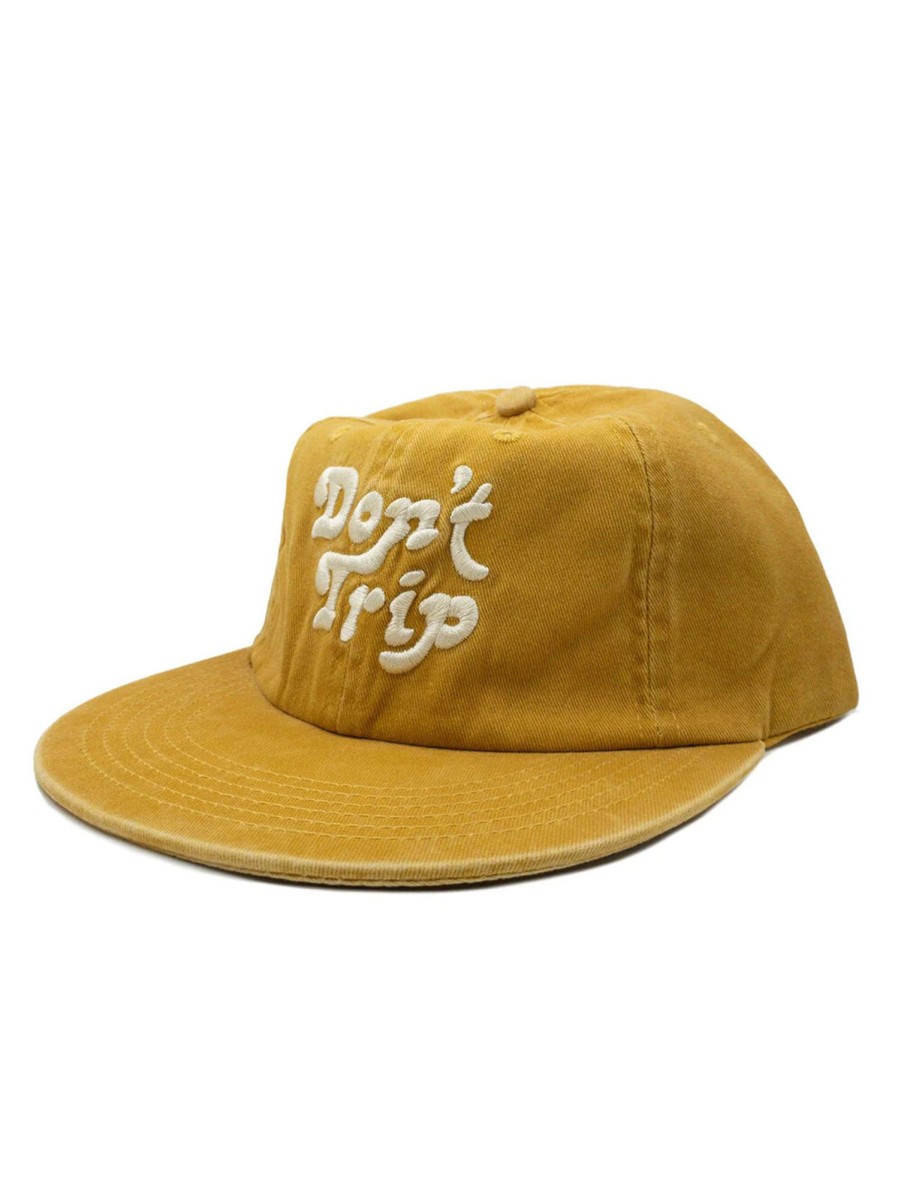 Men Free u0026 Easy Hats | Don'T Trip Washed Hat Mustard