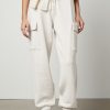 Women Velvet Pants | Lumi Fleece Cargo Pant