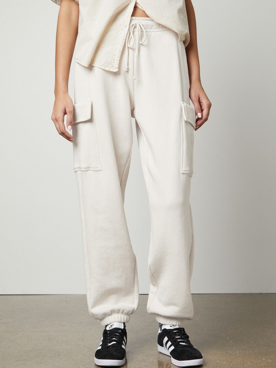 Women Velvet Pants | Lumi Fleece Cargo Pant