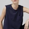 Women RAG + BONE Tank Tops | Slub Pocket Tank