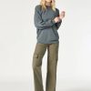 Women Mavi Pants | Alva Cargo Pant Luxe Twill Capers