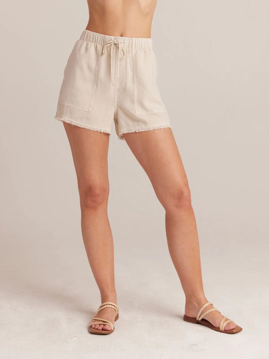 Women Bella Dahl Shorts & Skirts | Frayed Pocket Short Cliffside