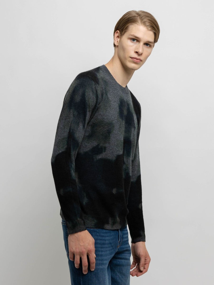 Men AUTUMN CASHMERE Sweaters & Sweatshirts | Watercolour Sweater Blue Combo