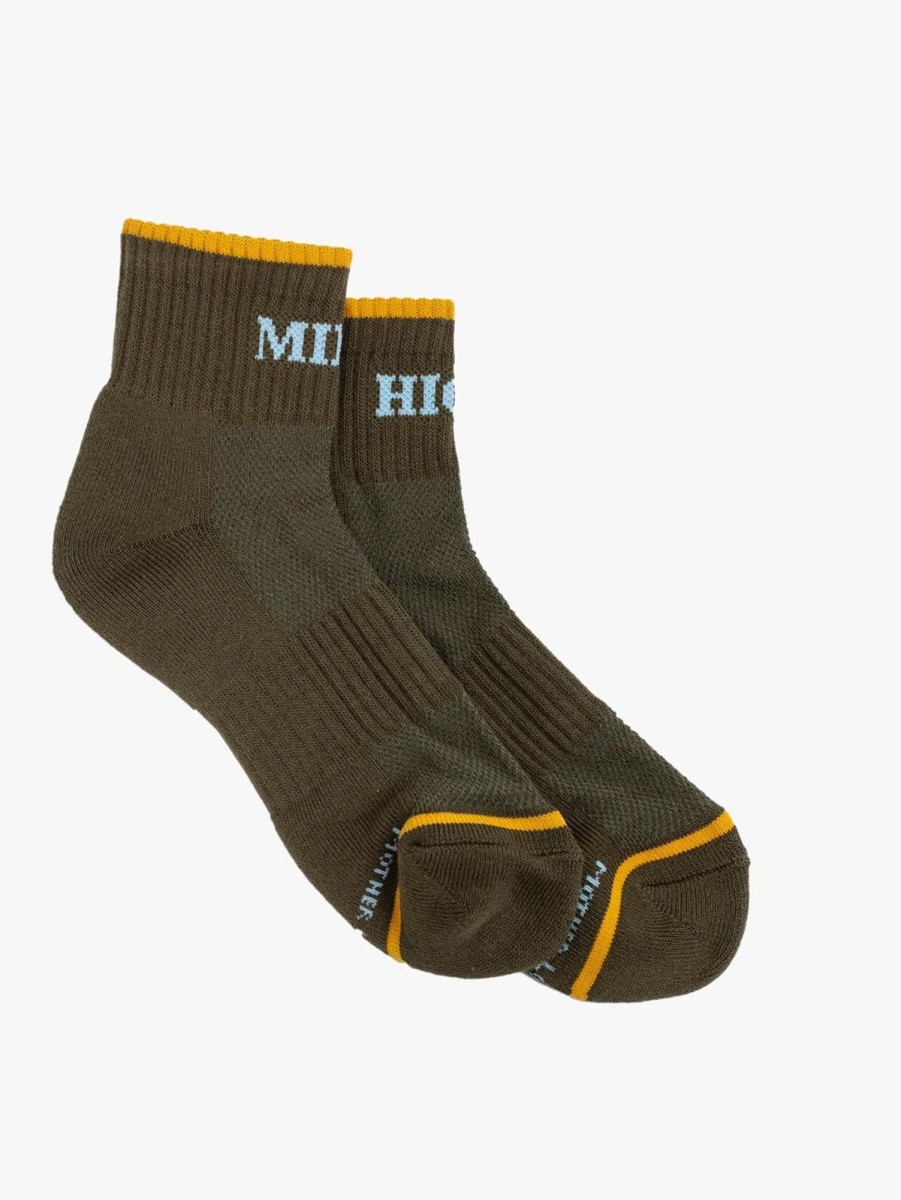 Women Mother Socks | Baby Steps Socks - Mile High Olive Obm