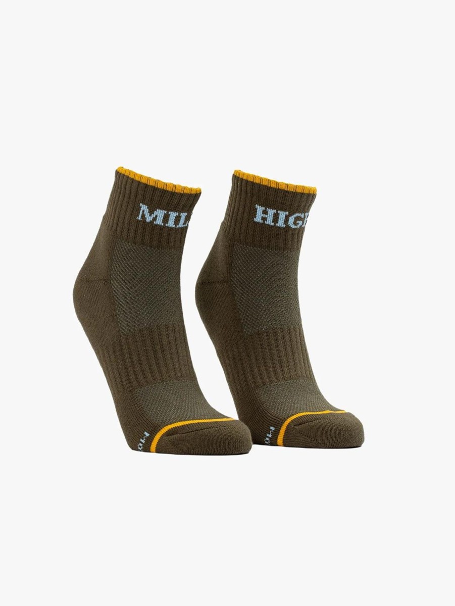 Women Mother Socks | Baby Steps Socks - Mile High Olive Obm