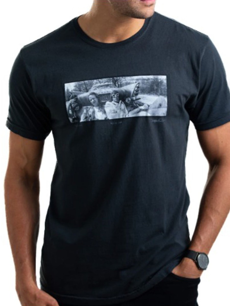 Men CLINCH by GOLDEN GOODS T-Shirts | Phish Tee - Faded Black F Blk