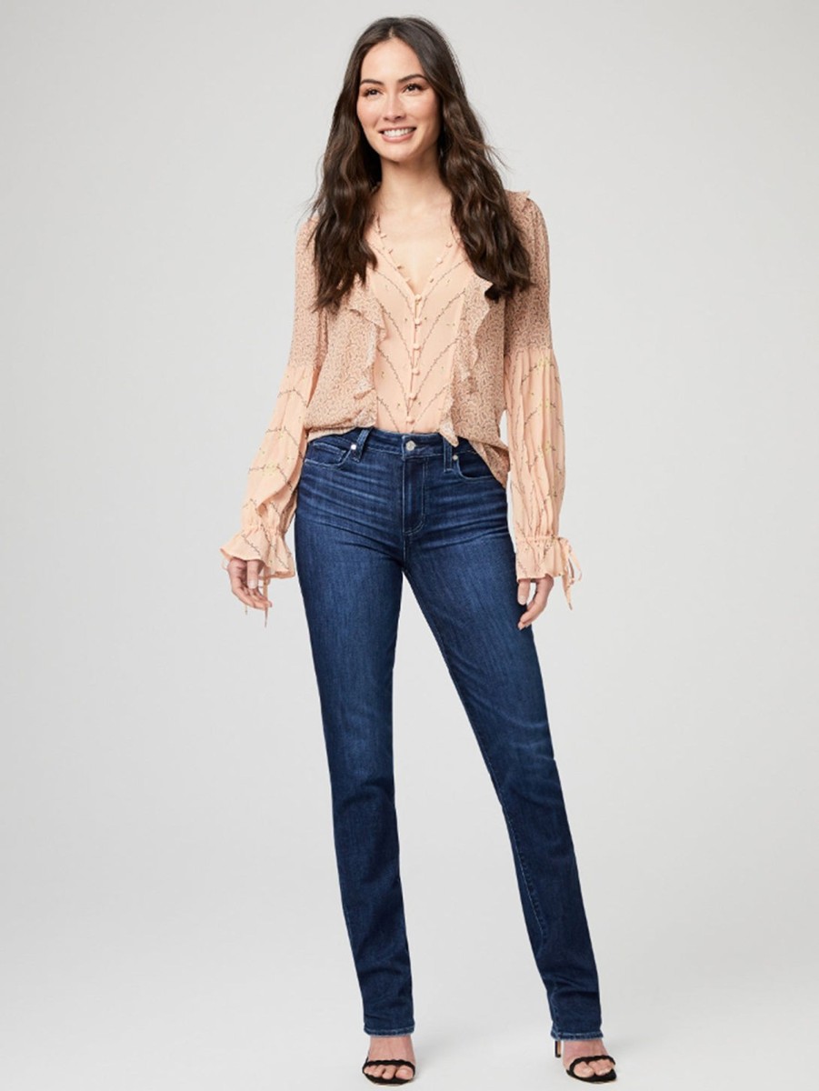 Women Paige Jeans | Hoxton Straight Jean Monarch