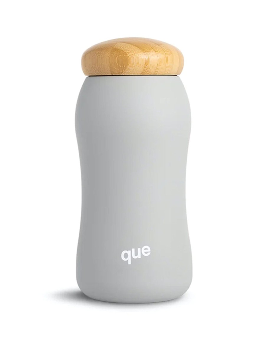 Lifestyle QUE BOTTLE Home | Insulated Bottle 17 Oz Cloud Grey