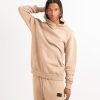 Men PASADENA LEISURE CLUB Sweaters & Sweatshirts | Puff Logo Hoodie Tan