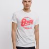 Men Retro Brand Black Label T-Shirts | Bowie 1974 Tour Tee Antique White