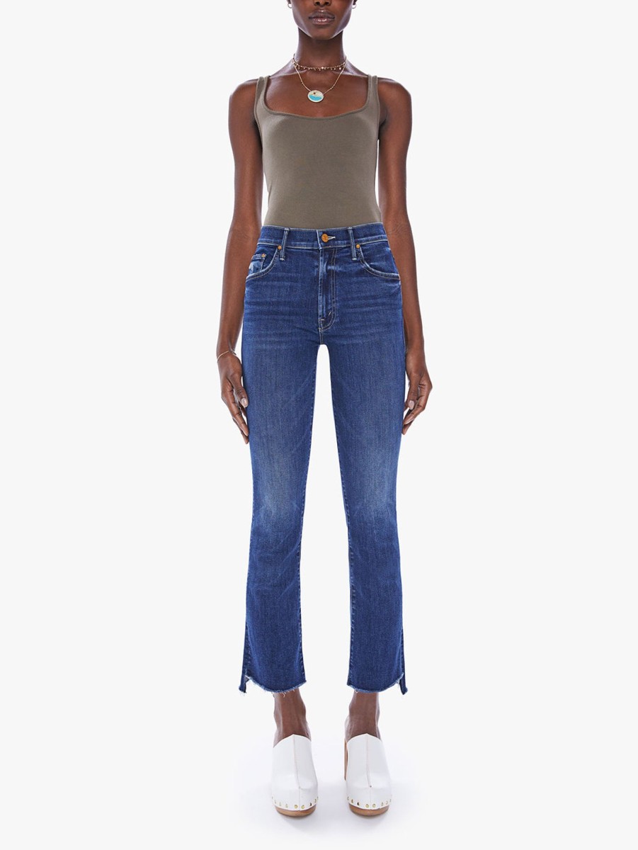 Women Mother Jeans | Insider Crop S Chew Jean - Teaming Up Tep