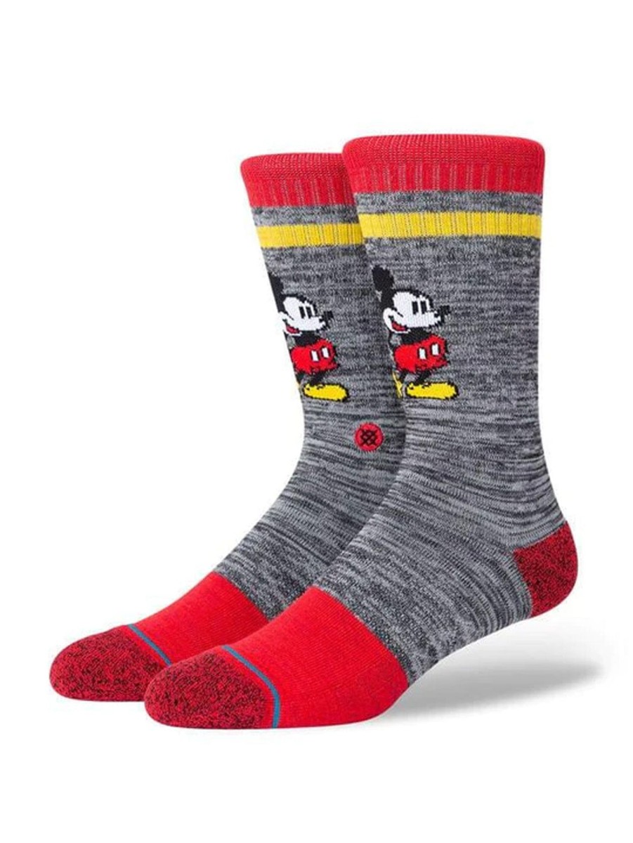 Men Stance Footwear & Socks | Vintage Disney 2020 Sock - Mickey Mouse Black Blk