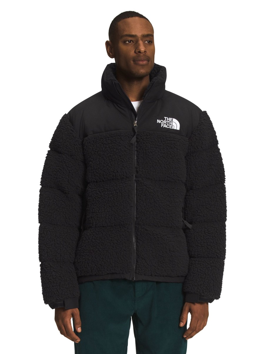 Men The North Face Outerwear & Jackets | 1996 High Pile Nuptse Jacket Tnf Black