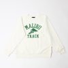 Women Retro Brand Black Label Sweaters & Sweatshirts | Malibu Sweatshirt - Antique White