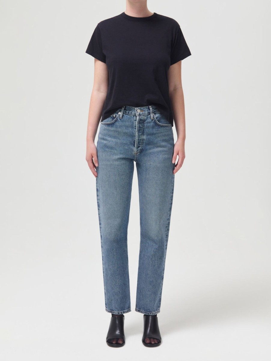 Women AGOLDE Jeans | 90'S Pinch Waist High Rise Straight Jean Navigate