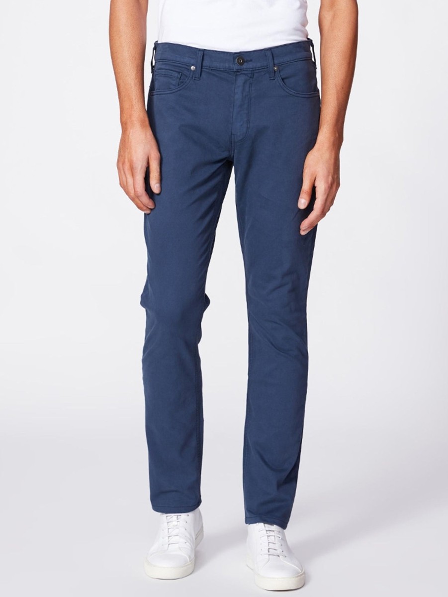 Men Paige Pants | Lennox Slim Eco Twill Pant Rich Navy