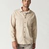 Men Mavi Outerwear & Jackets | Stefan Shirt Jacket Beige Natural