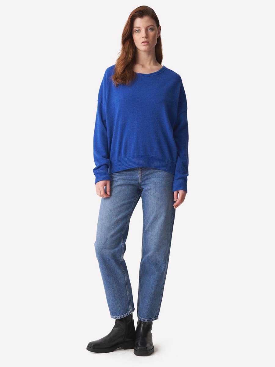 Women BRODIE Sweaters & Sweatshirts | Betsy Boyfriend Crew Sweater